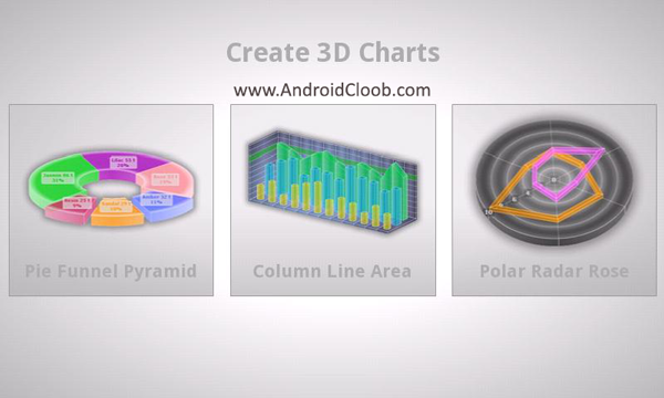 3D Charts Pro 1 دانلود 3D Charts Pro v5.0 برنامه رسم نمودار 3 بعدی اندروید