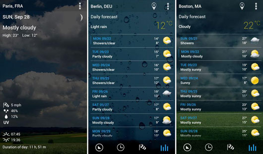 3D Flip Clock and Weather دانلود 3D Flip Clock & Weather Pro v3.00.05 اندروید