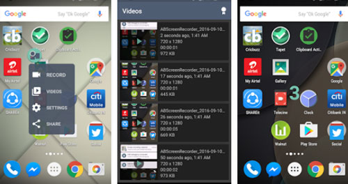 AB Screen Recorder دانلود نرم افزار اسکرین رکوردر AB Screen Recorder v2.8 اندروید + پرمیوم