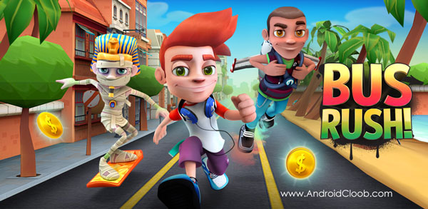 Bus Rush دانلود Bus Rush v1.20.0 بازی فرار از روی اتوبوس اندروید