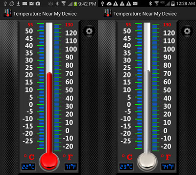 DS Thermometer دانلود DS Thermometer v2.20 برنامه دماسنج اندروید