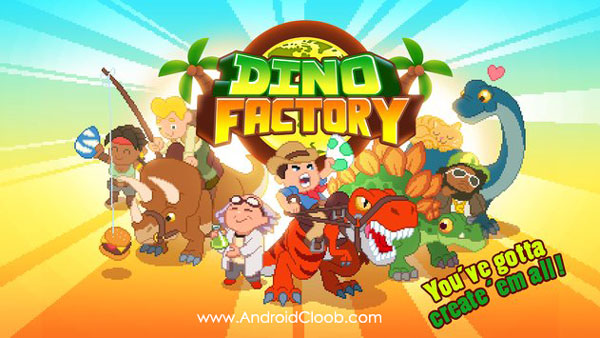 Dino Factory دانلود Dino Factory v1.4.3 بازی کارخانه دینو اندروید + مود