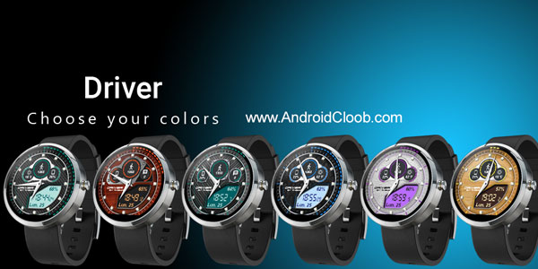 Driver Watch Face دانلود Driver Watch Face v1.5.0.4 ویجت ساعت پوشیدنی اندروید