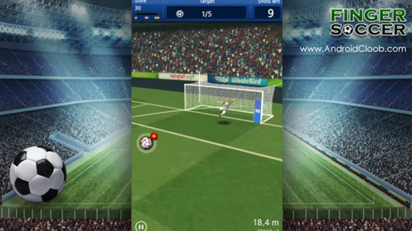 Finger soccer دانلود Finger soccer : Football kick v1.0 بازی شوت نهایی اندروید + مود
