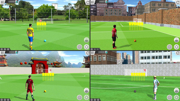 Free Kick Kings دانلود Free Kick Kings v2.1 بازی ضربه ایستگاهی و پنالتی اندروید + مود