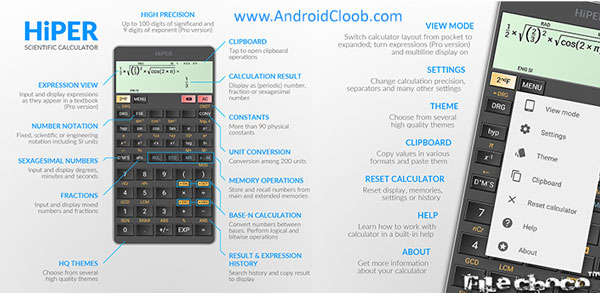 HiPER Calc Pro دانلود HiPER Calc Pro v5.0 ماشین حساب اندروید