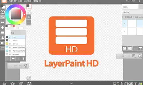 LayerPaint HD دانلود LayerPaint HD v1.7.17 برنامه نقاشی حرفه ای اندروید