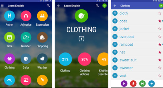 Learn English 9000 Words دانلود Learn English 9000 Words PRO v1.0 یادگیری لغات انگلیسی اندروید + مود