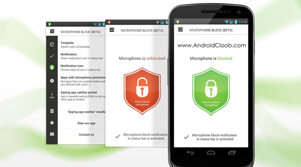 Microphone Blocker Anti Spy دانلود Microphone Blocker PRO – Anti Spy v1.1 برنامه میکروفون بلاکر اندروید