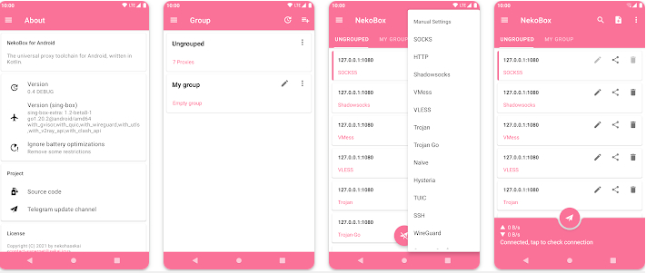 NekoBox دانلود NekoBox v1.2.9 رفع محدودیت برای اندروید