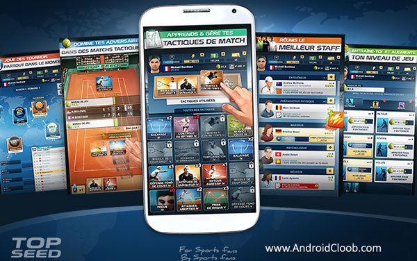 TOP SEED Tennis Manager دانلود TOP SEED   Tennis Manager v2.21.14 بازی مربی تنیس اندروید + مود