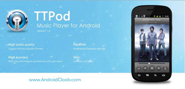 TTPod دانلود TTPod v10.0.7 برنامه موزیک پلیر تی تی پود اندروید