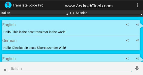 Translate voice دانلود Translate voice   Pro v224 برنامه مترجم صوتی اندروید