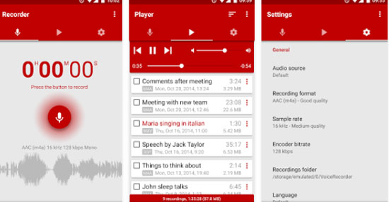 دانلود Voice Recorder by Splend v2.0.18 برنامه ضبط صدا با کیفیت بالا اندروید Voice Recorder by Splend دانلود Voice Recorder by Splend v2.0.18 برنامه ضبط صدا با کیفیت بالا اندروید
