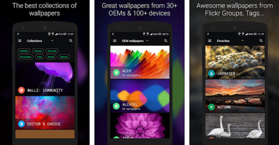 Wallz Wallpaper دانلود Wallz: Wallpaper APP v1.3.7 تصویر زمینه hd اندروید