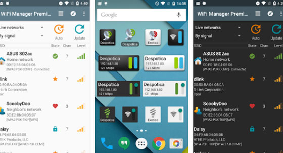 WiFi Manager دانلود WiFi Manager v4.1.9 192 مدیریت وای فای و حجم مصرفی اندروید